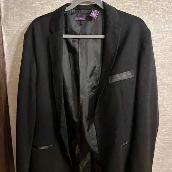 American Rags Button Up Blazer Black Size Large - Picture 2 of 8